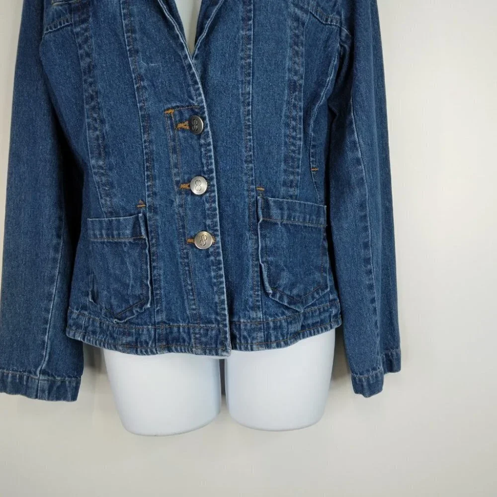 Vintage Bill Blass Jeans Wear Denim Jacket Medium